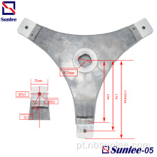 Placa de flange triangular de máquina de lavar